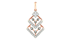 18K Gold & Diamond Pendant Set KRA40021P
