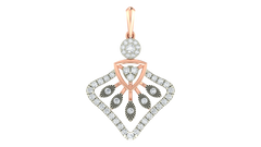 18K Gold & Diamond Pendant Set KRA40023P