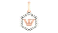 18K Gold & Diamond Pendant Set KRA40030P