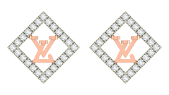 18K Gold & Diamond Women Engagement Earring KRA40031E