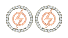 18K Gold & Diamond Women Stud Earring KRA40032E