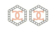 18K Gold & Diamond Women Stud Earring KRA40033E