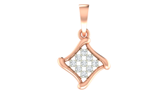 18K Gold & Diamond Dailywear Pendant Set KRA40082P