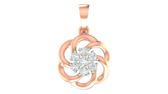 18K Gold & Diamond Pendant Set KRA40084P