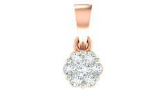 18K Gold & Diamond Pendant Set KRA40101P