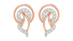 18K Gold & Diamond Women Dailywear Earring KRA40134E