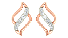 18K Gold & Diamond Women Stud Earring KRA40148E