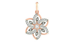 18K Gold & Diamond Pendant Set KRA40153P