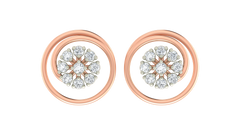 18K Gold & Diamond Women Stud Earring KRA40154E