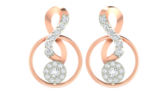 18K Gold & Diamond Women Earring KRA40156E