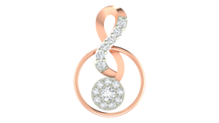 18K Gold & Diamond Pendant Set KRA40156P