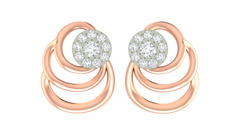 18K Gold & Diamond Women Stud Earring KRA40157E