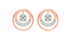 18K Gold & Diamond Women Earring KRA40161E