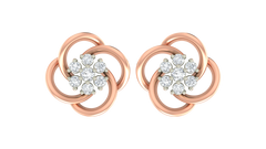 18K Gold & Diamond Women Stud Earring KRA40165E