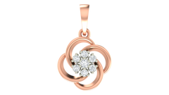 18K Gold & Diamond Pendant Set KRA40165P