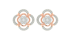 18K Gold & Diamond Women Engagement Earring KRA40170E