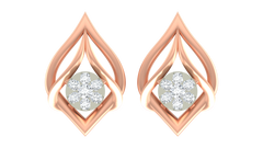 18K Gold & Diamond Women Stud Earring KRA40173E