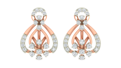 18K Gold & Diamond Women Earring KRA40179E