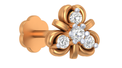 18K Gold & Diamond Nose Pin KRA50011