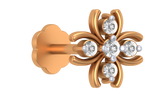 18K Gold & Diamond Stud Nose Pin KRA50012