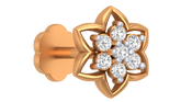 18K Gold & Diamond Stud Nose Pin KRA50019