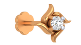 18K Gold & Diamond Stud Nose Pin KRA50026