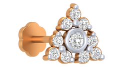 18K Gold & Diamond Nose Pin KRA50030