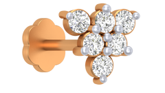 18K Gold & Diamond Nose Pin KRA50031