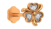 18K Gold & Diamond Stud Nose Pin KRA50038