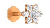 18K Gold & Diamond Stud Nose Pin KRA50041