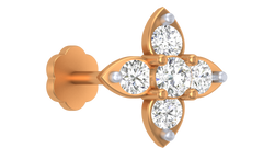 18K Gold & Diamond Nose Pin KRA50057