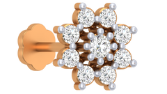 18K Gold & Diamond Nose Pin KRA50066