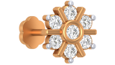 18K Gold & Diamond Stud Nose Pin KRA50071