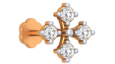 18K Gold & Diamond Stud Nose Pin KRA50075