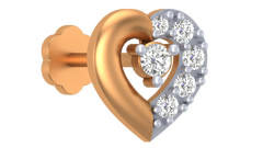 18K Gold & Diamond Nose Pin KRA50077