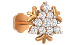 18K Gold & Diamond Nose Pin KRA50089