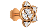 18K Gold & Diamond Stud Nose Pin KRA50092