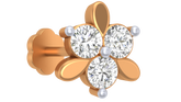 18K Gold & Diamond Stud Nose Pin KRA50097