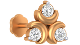 18K Gold & Diamond Stud Nose Pin KRA50100