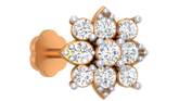 18K Gold & Diamond Stud Nose Pin KRA50103