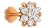 18K Gold & Diamond Stud Nose Pin KRA50107