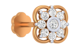 18K Gold & Diamond Stud Nose Pin KRA50110