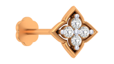 18K Gold & Diamond Stud Nose Pin KRA50130