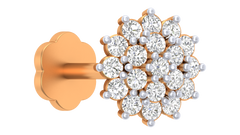 18K Gold & Diamond Stud Nose Pin KRA50141B