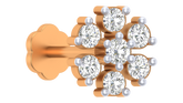18K Gold & Diamond Stud Nose Pin KRA50142A