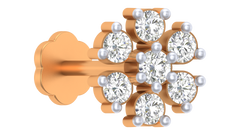 18K Gold & Diamond Nose Pin KRA50142B