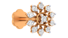 18K Gold & Diamond Nose Pin KRA50144A