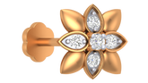 18K Gold & Diamond Stud Nose Pin KRA50147
