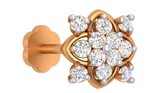 18K Gold & Diamond Stud Nose Pin KRA50149