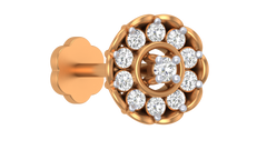 18K Gold & Diamond Nose Pin KRA50153